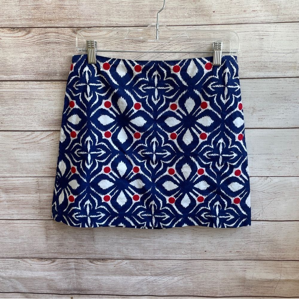 VINEYARD VINES‎ WHALE TAIL EMBROIDERED MINI SKIRT